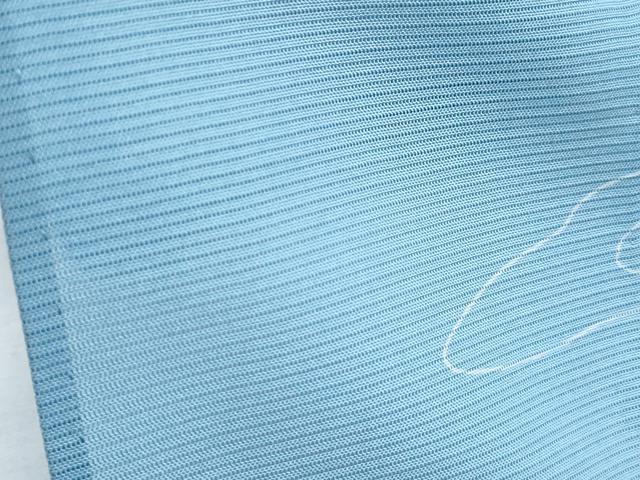 平和屋着物*夏物 訪問着 絽 白鷺 籬流水文 正絹 逸品 CABG8631th