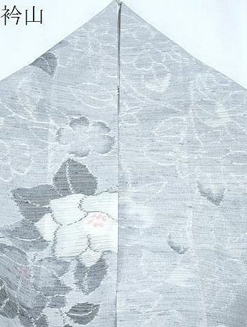 平和屋着物*夏物 絽紬 草花文 正絹 逸品 CABG8643th