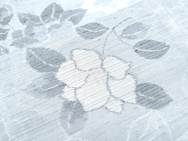 平和屋着物*夏物 絽紬 草花文 正絹 逸品 CABG8643th