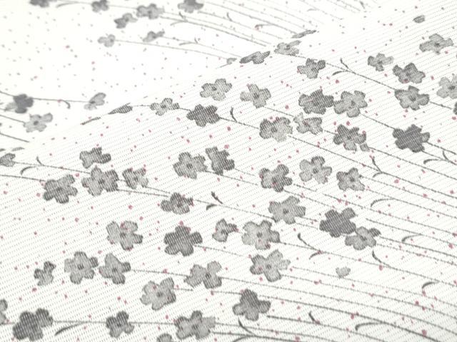 平和屋着物*夏物 小紋 絽 草花文 正絹 逸品 CABG8652th
