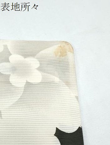 平和屋着物*夏物 小紋 絽 花尽し 正絹 逸品 CABG8660th