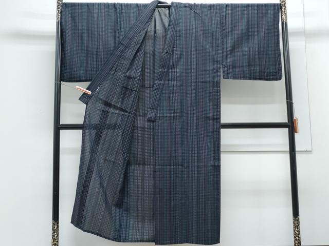 平和屋着物∴夏物 男性 浴衣 こむさでもーど・COMME CA DU MODE 間道 綿 逸品 CABG8666th