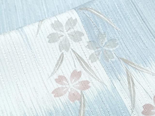 平和屋着物*夏物 小紋 草花文 正絹 逸品 CABG8669th