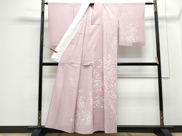 平和屋着物*夏物 訪問着 絽 草葉文 正絹 逸品 CABG8678th