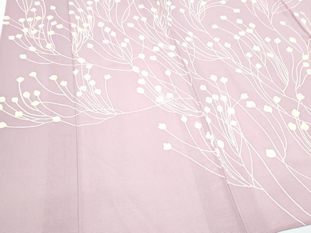 平和屋着物*夏物 訪問着 絽 草葉文 正絹 逸品 CABG8678th