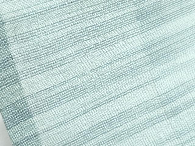 平和屋着物*夏物 紗紬 藍 霞文 正絹 逸品 CABG8694th