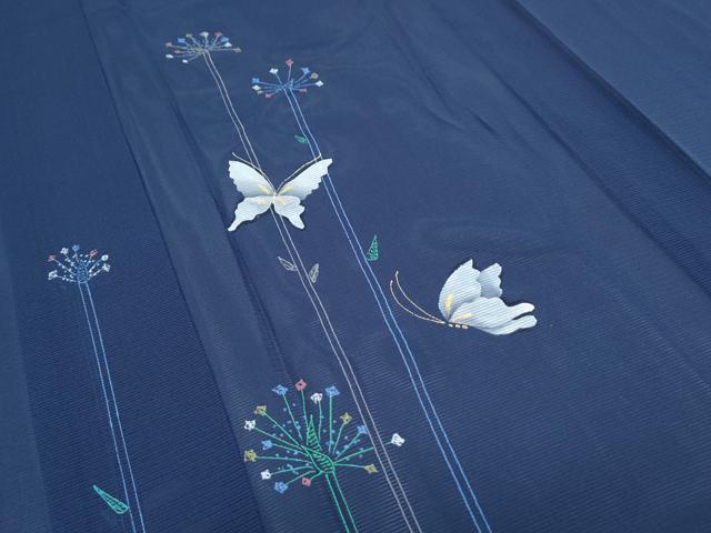 平和屋着物*夏物 訪問着 絽 花蝶文 正絹 逸品 CABG8696th