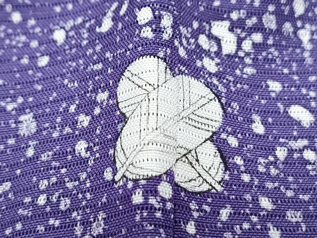 平和屋着物*夏物 小紋 絽 霞文 たたき染め 正絹 逸品 CABG8702th