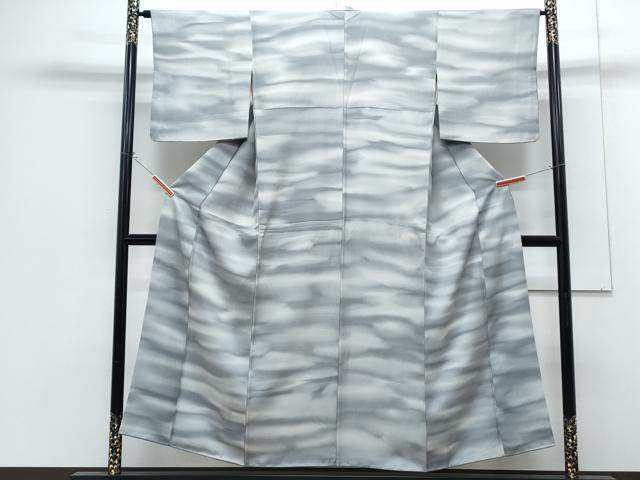 平和屋着物■上質な小紋 霞文 暈し染め 正絹 逸品 CABG8728th