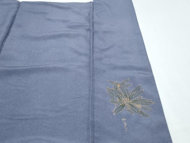 平和屋着物■伝統工芸師 服部光擴 江戸小紋 鮫小紋柄 正絹 逸品 CABG8748th