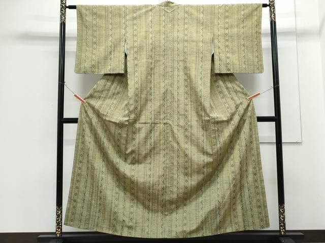 平和屋着物■上質な紬 吉祥間道 正絹 逸品 CABG8750th
