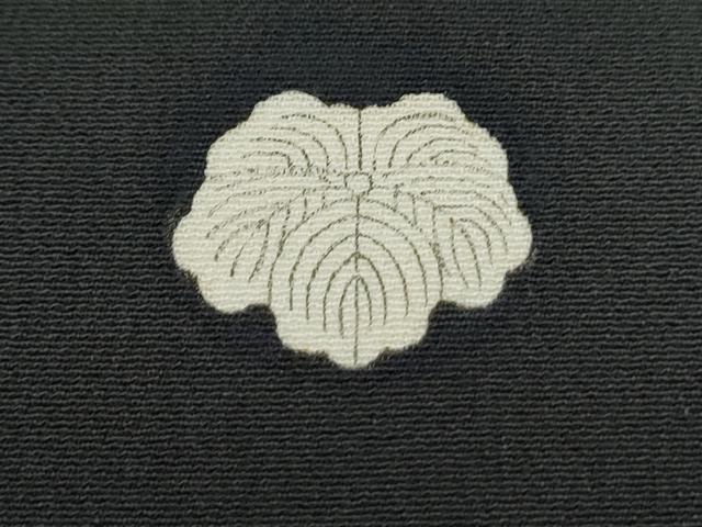 平和屋着物■豪華黒留袖 駒刺繍 地紙花文 金彩 正絹 逸品 CABG8762th