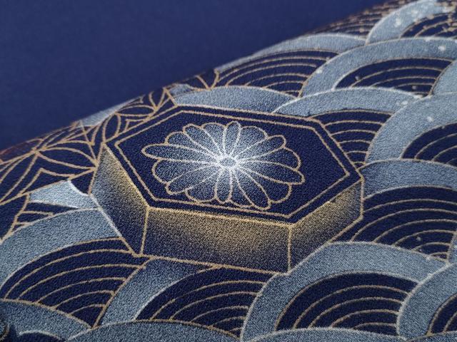 平和屋着物■訪問着 貝桶花青海波 金彩 正絹 逸品 CABG8769th