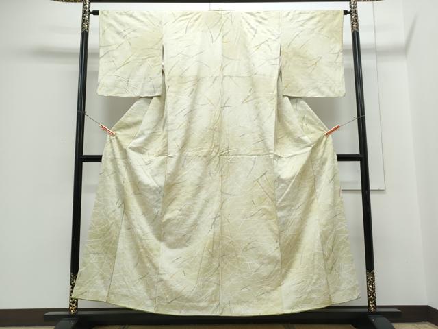 平和屋着物■上質な小紋 露芝文 暈し染め 正絹 逸品 CABG8781th