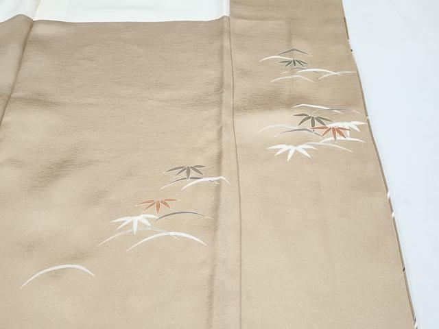 平和屋着物●訪問着 駒刺繍 松竹梅 暈し染め 金彩 正絹 逸品 CABG8796th