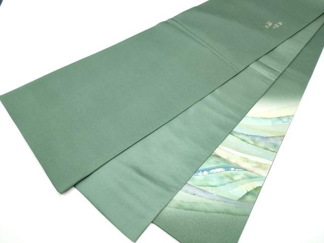平和屋着物●太鼓柄袋帯 作家物 霞文 金通し地 正絹 逸品 CABG8837hy