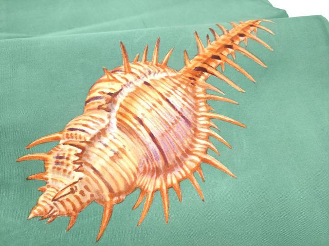 平和屋着物●太鼓柄袋帯 貝 正絹 逸品 CABG8843hy