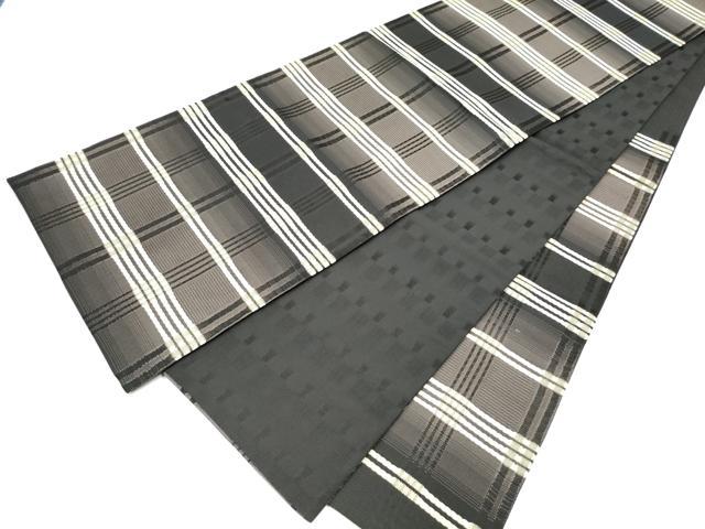 平和屋着物●六通柄袋帯 吉野間道 正絹 逸品 CABG8845hy