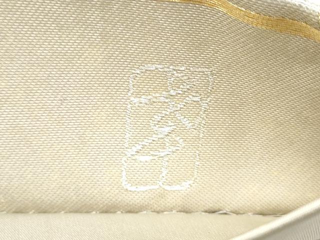 平和屋着物●西陣の名門 加納幸謹製 六通柄袋帯 唐織 花唐草文 金糸 正絹 逸品 CABG8852hy