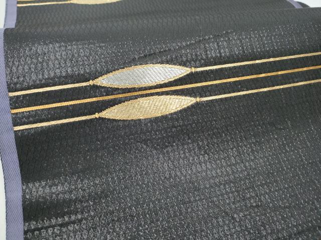 平和屋着物●六通柄袋帯 織乃小路 金銀糸 正絹 逸品 CABG8866hy