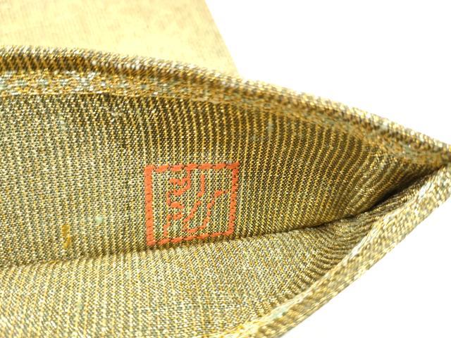 平和屋着物●桝屋高尾 (ねん金綴錦) 六通柄袋帯 七彩霞文 金糸 正絹 逸品 CABG8888hy
