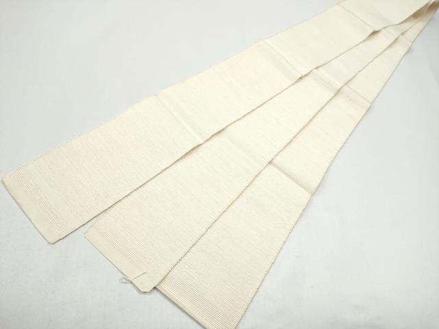 平和屋着物●男性 角帯 色無地 生成り色 CABG8955hy