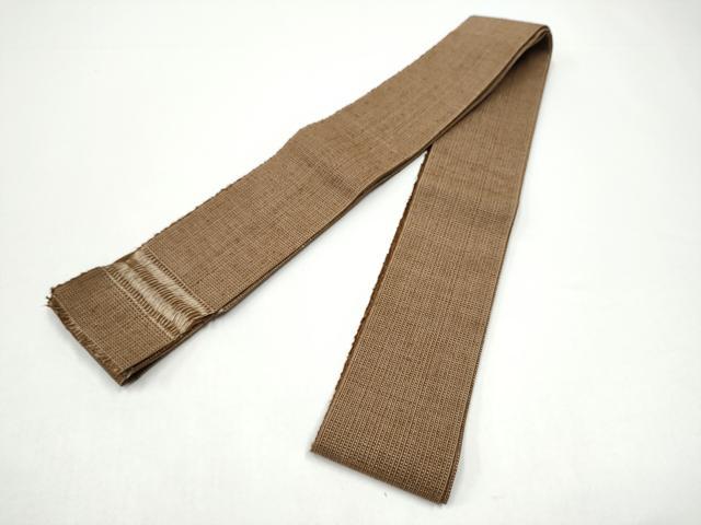 平和屋着物●男性 角帯 本場結城紬 間道 紙箱付き 正絹 逸品 CABG8965hy