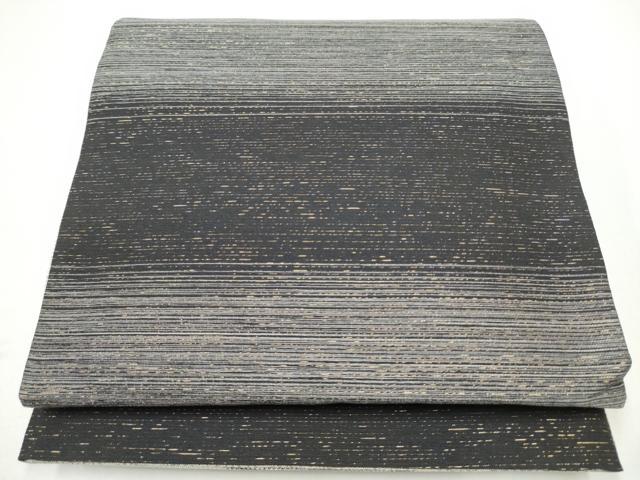 平和屋着物●両面 太鼓柄袋帯 組織 切嵌 霞文 金糸 正絹 逸品 CABG8973hy