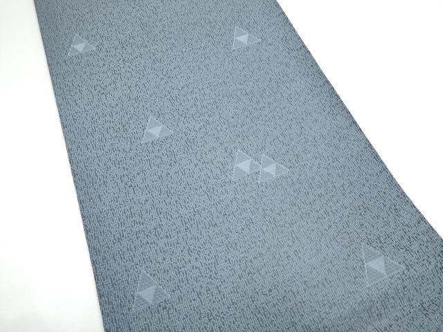 平和屋着物●六通柄袋帯 幾何学文様 正絹 逸品 CABG8994hy