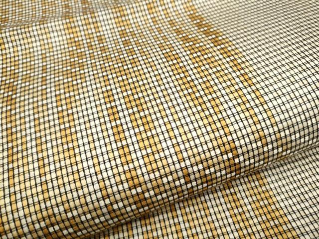 平和屋着物●全通柄袋帯 霞文 正絹 逸品 CABG8995hy