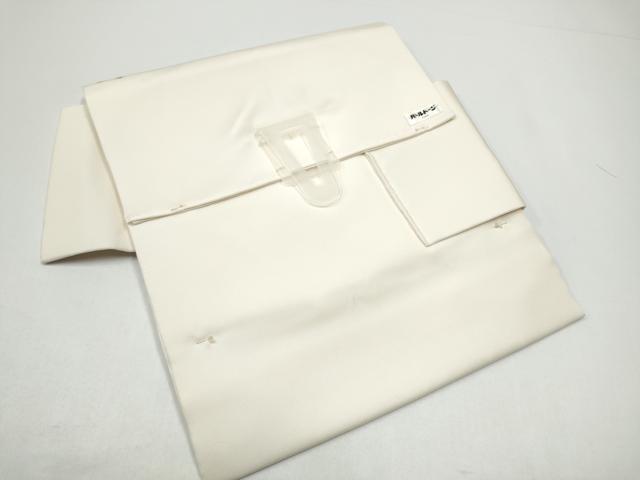 平和屋着物●塩瀬 つけ帯 花唐草文 金彩 正絹 逸品 CABG9001hy
