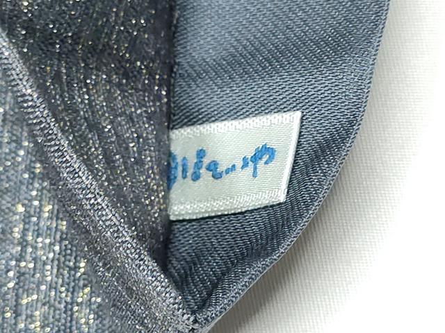 平和屋着物●全通柄袋帯 紬地 霞文 金通し地 ほていや扱い 正絹 逸品 CABG9019hy