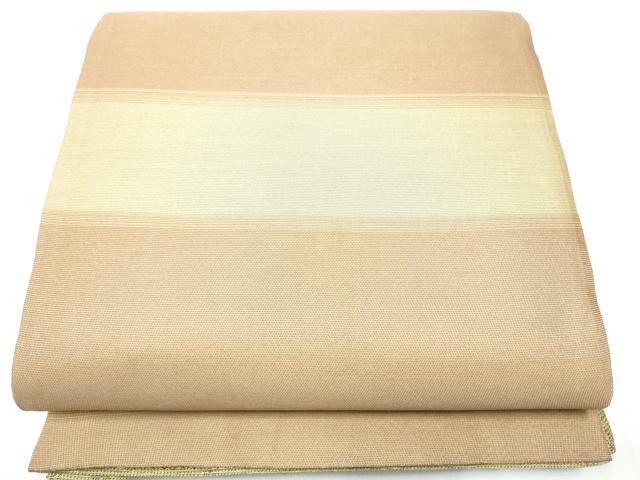 平和屋着物▽六通柄袋帯 スリーシーズン 春夏秋 菊唐草文 金糸 正絹 逸品 CABG9045hy