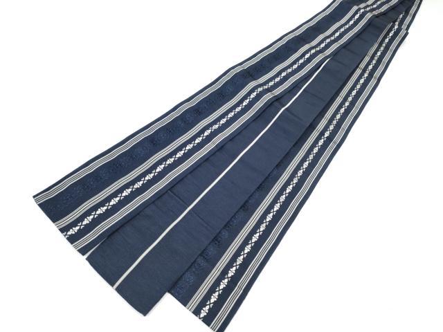 平和屋着物●男性 本場筑前博多織 角帯 献上 正絹 逸品 CABG9093hy