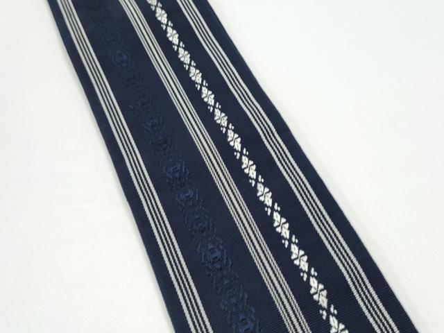 平和屋着物●男性 本場筑前博多織 角帯 献上 正絹 逸品 CABG9093hy
