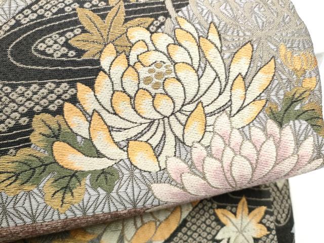 平和屋着物●ワンタッチつけ帯 唐織 乱菊 やまと誂製 正絹 逸品 CABG9095hy