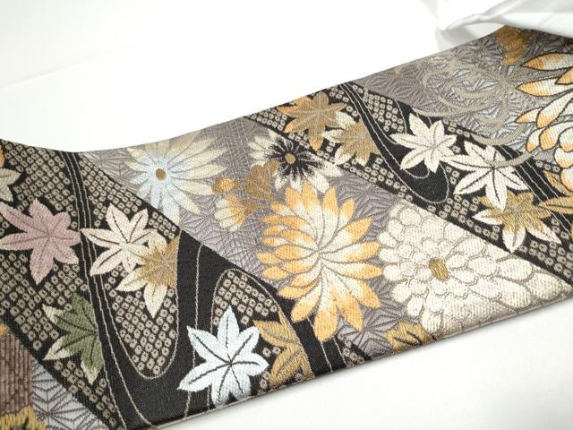 平和屋着物●ワンタッチつけ帯 唐織 乱菊 やまと誂製 正絹 逸品 CABG9095hy