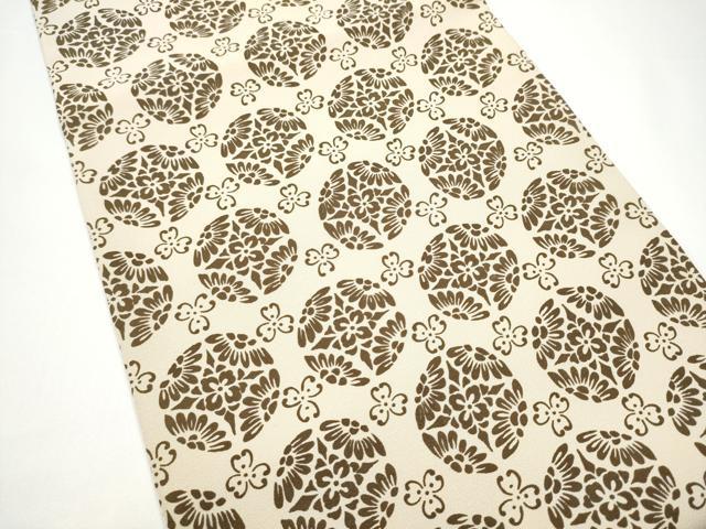 平和屋着物●全通柄袋帯 花丸文 やまと誂製 正絹 逸品 CABG9151hy