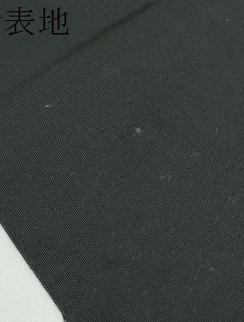 平和屋着物●八寸名古屋帯 幾何学丸文 黒地 銀糸 正絹 逸品 CABG9188hy