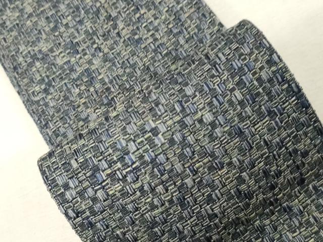 平和屋着物●男性 本場筑前博多織 角帯 霞文 正絹 逸品 CABG9249dy