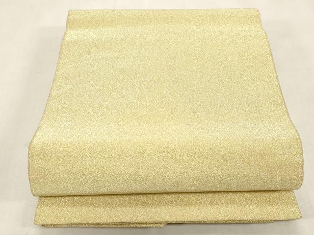 平和屋着物●綴れ 八寸名古屋帯 霞文 金糸 共箱付き 正絹 逸品 CABG9271dy