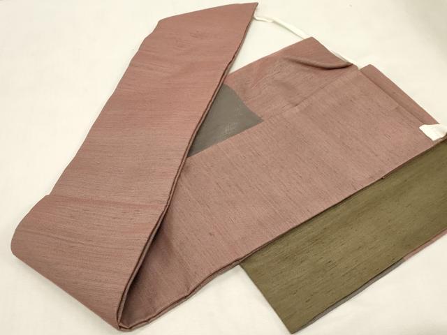 平和屋着物●つけ帯 紬地 縞 正絹 逸品 CABG9284dy