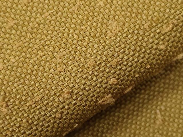 平和屋着物●男性 本場筑前博多織 角帯 黄像色 正絹 逸品 CABG9306dy
