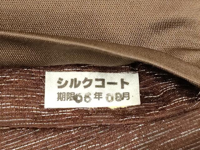 平和屋着物●太鼓柄袋帯 霞文 銀通し地 正絹 逸品 未使用 CABG9335dy