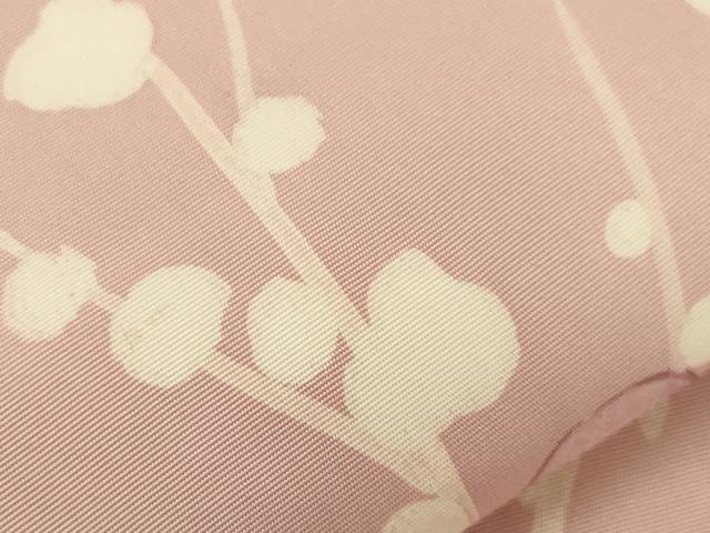平和屋着物●塩瀬 九寸名古屋帯 作家物 ろうけつ染め 枝梅文 金彩 正絹 逸品 CABG9365dy