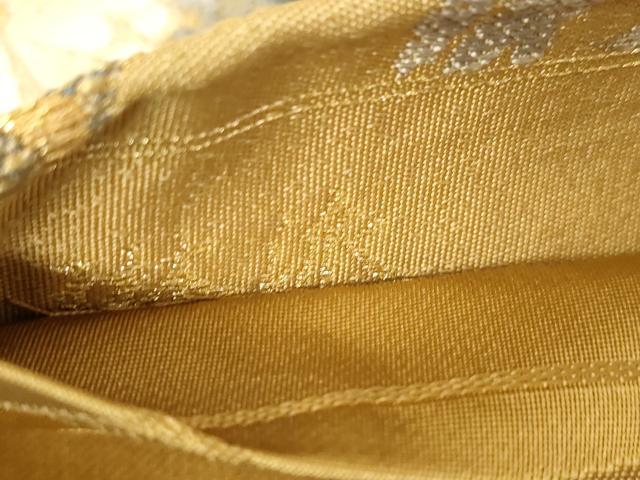 平和屋着物●両面 両方向 六通柄袋帯 対図 琳派 金糸 正絹 逸品 CABG9512dy