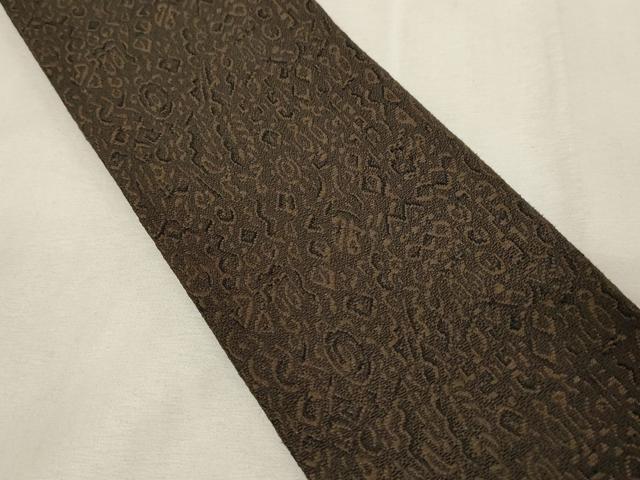 平和屋着物●男性 角帯 幾何学文 正絹 逸品 未使用 CABG9536dy