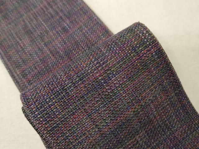 平和屋着物●男性 本場筑前博多織 角帯 霞文 正絹 逸品 CABG9539dy
