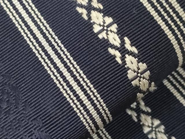 平和屋着物●男性 本場筑前博多織 角帯 献上 正絹 逸品 CABG9541dy