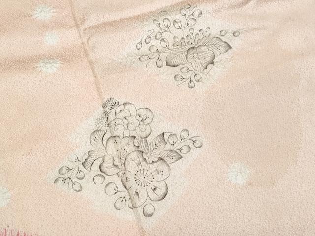 平和屋着物■訪問着 手描き 絞り 辻が花 金彩 正絹 逸品 CABG9603fb